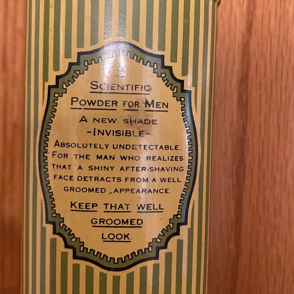 Vintage Palmolive After Shave Talc for Men Advertising Tin - Picture 6 of 16